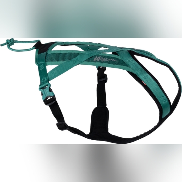 Non-stop Dogwear Rush Dog Canicross Pulling Harness Size 4 Teal